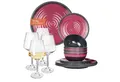 Produktbild: Moritz Geschirr-Set Camping Geschirr Stone Red, 12 - 28 tlg, Geschirrset Campinggeschirr Picknick Set 4 Personen