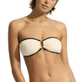 Produktbild: Seafolly Damen Ring Front Bandeau Top Swimsuit Bikini, Beach Bound Ecru, 38