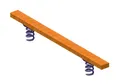 Produktbild: JVmoebel Gleichgewichtstrainer Balancierbalken aus Holz für Outdoor-Spielplatz und Geschicklichkeit (Schwebebalken), Made in Europa