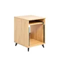 Produktbild: Gator Frameworks Elite Series 10U Studiorack-Tisch mit ausziehbarer Ablage und rückseitiger Kabeldurchführung, Natur-Ahorn-Finish (GFW-ELITEDESKRK-MPL)