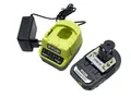 Produktbild: Set Akku mit Ladegerät Ryobi 18V 2.0Ah RC18120-120CG
