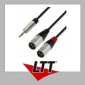 Produktbild: Adam Hall Cables K4 YWMM 0180 Audiokabel REAN 3,5 mm Klinke stereo auf 2 x