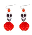 Produktbild: Widmann S.r.l. Kostüm Day of the Dead Ohrringe 'Totenkopf und Rose', Sc