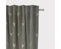 Produktbild: SCHÖNER LEBEN. Vorhang SCHÖNER LEBEN. Vorhang Jacquard Hirschkopf mit Geweih grün beige, Smokband, Lichtschutz, Jacquard, handmade