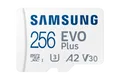 Produktbild: Samsung EVO Plus (2024) microSD-Speicherkarte inkl. SD-Adapter, 256 GB Speicherkapazität, UHS-I U3, Full HD & 4K UHD, 160 MB/s Lesen für Smartphone, T MB-MC256SA/EU