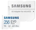 Produktbild: SAMSUNG MicroSDXC-Speicherkarte EVO Plus (2024) 256GB inkl. Adapter