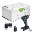 Produktbild: Festool TXS 18-Basic Akku Bohrschrauber 18 V 40 Nm + Winkelvorsatz + Systainer
