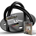 Produktbild: Edelstahl Wandanker für Fitnessbänder bis 300kg - Wandhalterung, Deckenhaken ...