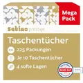 Produktbild: Satino Taschentücher 4-lagig - Großpackung mit 225x 10 Papiertücher - besonders sanft zur Nase - supersoft + saugstark - perfekt bei Schnupfen und Erkältung