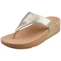 Produktbild: FitFlop Lulu Toepost Plateau Sandalen Platinow Weiss Damen - 41 EU