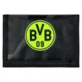 Produktbild: Borussia Dortmund BVB Geldbörse, 10 x 14 cm, Schwarz mit Neon-Logo, Polyester