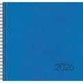 Produktbild: Brunnen Quadratkalender 766 21x20,5cm 1 Woche/2 Seiten Karton-Einband blau 2026.
