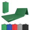 Produktbild: MSPORTS Turnmatte Premium klappbare Weichbodenmatte 190 x 80 x 5 cm Gymnastikmatte Sportmatte für zuhause Kinder Erwachsene (Grün, 190 x 80 x 5 cm)