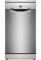 Produktbild: Bosch SPS2HKI42E, Serie 2, Smarter Geschirrspüler Freistehend, 45 cm breit, Silver Inox, Besteckkorb, extra Trocknung auf Knopfdruck, leiser und effizienter Motor, anti Fingerprint, mit aquaStop