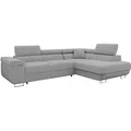 Produktbild: Mirjan24 Ecksofa, Grau, Textil, 5-Sitzer, rechts montierbar, L-Form,Rechteckig, 274x203 cm, Wohnzimmer, Sofas & Couches, Wohnlandschaften, Ecksofas