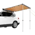 Produktbild: VEVOR Sonnensegel Wohnwagen 1,4x2m Sonnenvordach Wohnmobil UV50+ UV-Schutz Markise 280-g-Polyestergewebe Vorzelt PU3000mm Wasserdicht inkl. PVC-Tas...