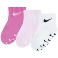 Produktbild: Nike Sportswear Socken NHN 3PK INF/TODD GRIPPER QTR S (3-Paar) für Babys, dreierpack, mit Elasthan-Anteil rosa 68