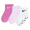 Produktbild: Nike Baby 3Pk Gripper Qtr S Socken, Magic Flamingo, 6/12 Monate