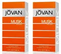 Produktbild: JOVAN Musk for Men Eau de Cologne Spray EDC Moschus Duft Herren Parfum 2x 88ml