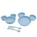 Produktbild: 4-teiliges Geschirrset Toddler aus Polypropylen (Teller, Schüssel und Besteck) in Mickey Mouse Box