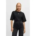 Produktbild: BOSS ORANGE T-Shirt Enis Premium Damenmode mit weiten Ärmeln schwarz S (36)