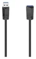 Produktbild: Hama 200628 5 Gbit/s USB A auf USB A Weiblich 1,5 m  Schwarz