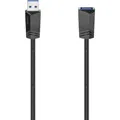 Produktbild: Hama USB-Kabel USB 3.2 Gen1 USB-A Stecker, USB-A Buchse 1.50 m Schwarz 00200628