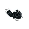 Produktbild: ORIGINAL® Mahle Thermostat, Kühlmittel für Mercedes-Benz A-CLASS B-CLASS