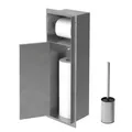 Produktbild: WC-Modul Unterputz Edelstahl Einbauschrank befliesbar 200x600 mm mit Stauraum