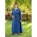 Produktbild: Battle Merchant Burgfräulein-Kostüm Wikinger Wollkleid blau-braun, „Lykka“ L blau L | L