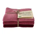Produktbild: Solwang Putzlappen, Wischlappen, Wischtücher, Geschirrtuch, Handtuch Reinigungstuch (100% Bio Baumwolle, Größe: 25 x 25 cm, Waschbar bei 60 Grad, 3 Stück Dunkelrosa Kombi, 25x25 cm, 3-tlg., Saugfähigkeit und Funktionalität zu optimieren)