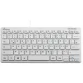 Produktbild: MediaRange Kompakt Tastatur USB Deutsch weiß (kabelgebunden)