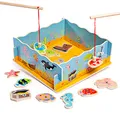 Produktbild: Bigjigs Toys Magnetisches Angelspiel mit Bodenplatte