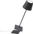 Produktbild: Zafferano Poldina Pro Tischlampe - Aufladbare LED Außenlampe - 38 cm - Grau