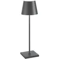 Produktbild: Zafferano Akkuleuchte Poldina Pro 38 cm Dunkelgrau