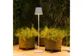 Produktbild: Zafferano LED Tischleuchte Zafferano Akkuleuchte Poldina Pro 38 cm Dunkelgrau