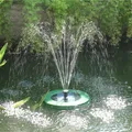 Produktbild: LED Solarpumpe Springbrunnen mit Akku 250l/h Garten Pumpe Wasserspiel Fontäne