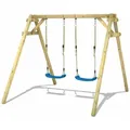 Produktbild: Schaukelgestell Kinderschaukel Smart Move Schaukel, Schaukelgerüst, Doppelschaukel, Holzschaukel - Blau - Wickey