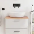Produktbild: Vidaxx-Waschtischplatte 60x30x2, behandeltes Massivholz hellbraun
