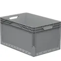 Produktbild: SURPLUS Eurobox geschlossen grau 60 x 40 x 32 cm - Grau