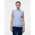 Produktbild: pieces Spitzentop PCOLLINE blau XS (34)