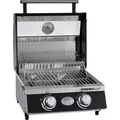 Produktbild: RÖSLE Gasgrill BBQ-Portable VIDERO G2-P, tragbar, variable Temperatursteuerung, Betrachtungsfenster schwarz|silberfarben