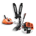 Produktbild: FUXTEC Benzin Motorsense – 2in1 Multitool Trimmer FX-MS162 mit 62cc 3,5PS Leistung, 2-Takt - Profi-Tragegurt Rasentrimmer, Freischneider fs Faden – Easy Starter