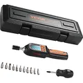 Produktbild: VEVOR 1/4-Zoll-Antriebs-Drehmomentschraubendreher-Schlüsselsatz, 0,3–8 Nm Drehmoment-Einstellbereich, 1 in-lb-Schritte Drehmomentschraubendreher, Schraubendreher-Bohrer-Set mit Digitaler Anzeige