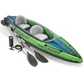 Produktbild: Intex Schlauchboot Angelboot Kajak Challenger K2, Set inkl. Alu-Paddel und Pumpe, 351 x 76 x 38cm, 2 Personen, 68306 - Grün