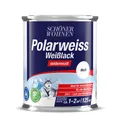 Produktbild: Schöner Wohnen Polwareiß Weißlack 125ml seidenmatt Lack weiß