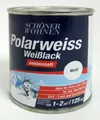 Produktbild: Polarweiss Weißlack 125 ml seidenmatt Acryl-Lack