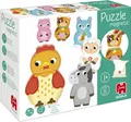 Produktbild: GOULA Magnetisches Holzpuzzle Bauernhof