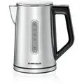 Produktbild: Rommelsbacher Wasserkocher, Edelstahl, Metall, 1,7 L, 23x24x15 cm, Grüner Punkt, RoHS, CE, automatische Abschaltung, manuelle Trockengehschutz, Überhitzungsschutz, 360°-Sockel, Anti-Rutsch-Füße, ergonomischer Griff, abgedecktes Heizelement, weit aufklappbarer Deckel, herausnehmbarer Filter, Warmhaltefunktion, variable Temperaturauswahl, digitale Temperaturanzeige, Küchengeräte, Wasserkocher
