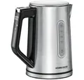 Produktbild: Rommelsbacher Wasserkocher WK 3000 - Wasserkocher - edelstahl/schwarz, 1,7 l, 3000 W